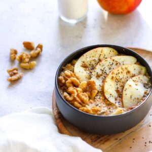 carrot cake overnight oats foto